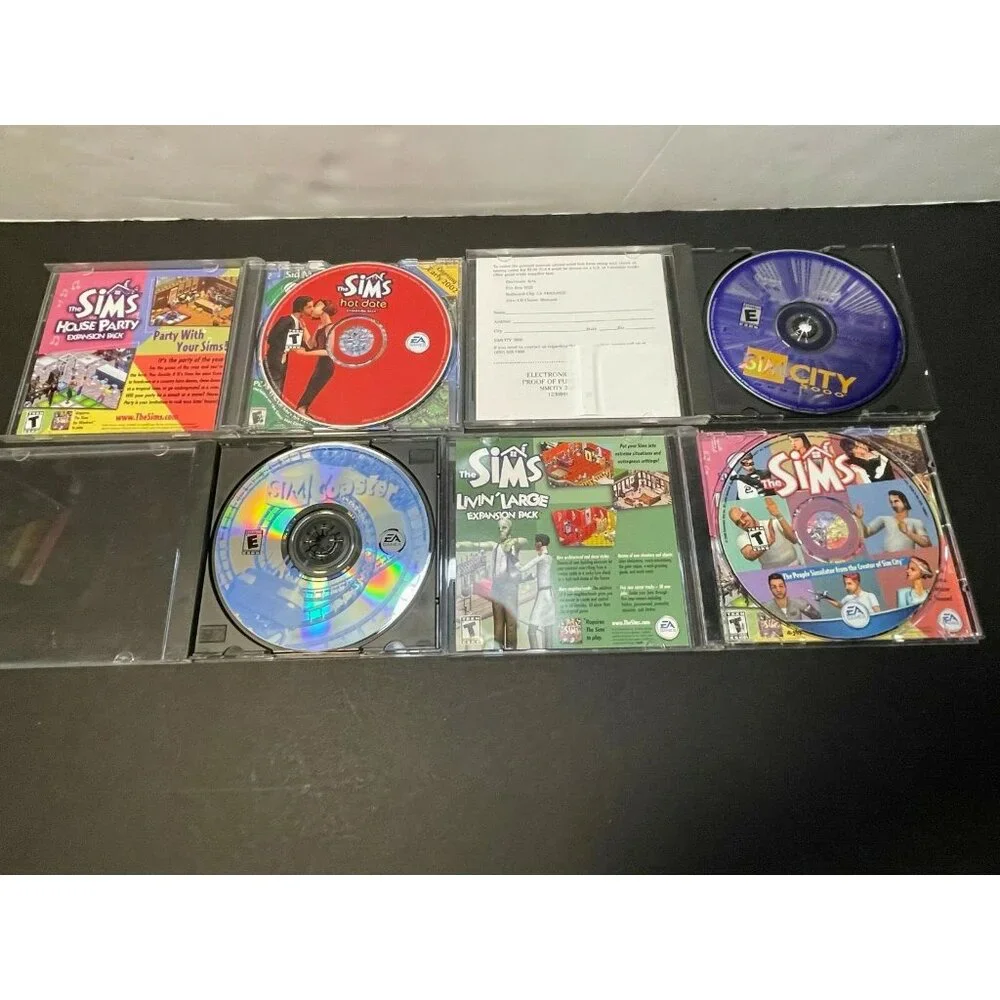 The Sims PC CD Rom video game Hot Date Coaster 3000 Windows 95/98 EA Sports